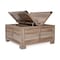 Flash Furniture Wyatt 35.75in Farmhouse Storage Coffee Table with Hinged Lift Top, with Hidden Storage, Gray Wash ZG-ZP-030-GRY-GG - alternate 9